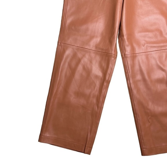 Blank NYC The Baxter Ribcage Straight Leg Faux Leather Pant Trouser Size 28 - Picture 8 of 12